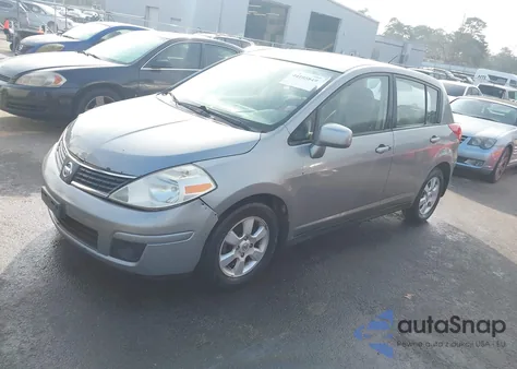 2007 Nissan Versa 1.8Sl from USA, damaged, VIN 3N1BC13E07L398582